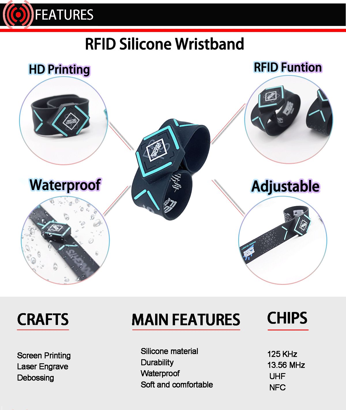 RFID-Silikonarmband