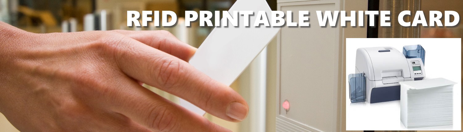 RFID printable white cards