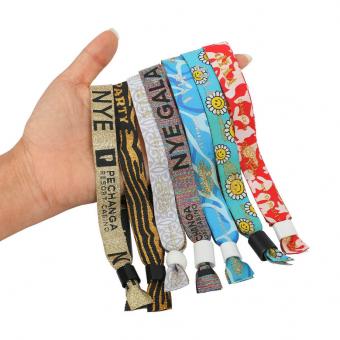 NFC Fabric Wristband,Woven Wristband,Music Festival Wristband