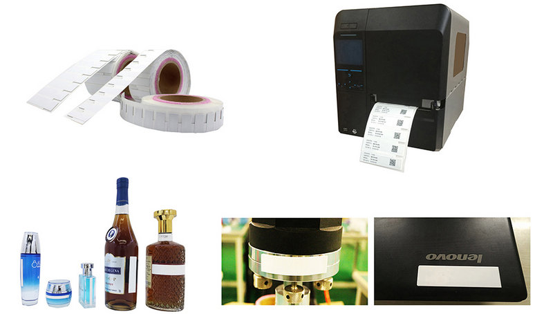 ein RFID Etikett für Kosmetika, Wein, Metallvermögen und Nicht-Metall Artikel